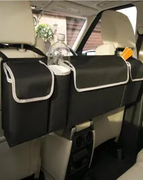 Регулируемый ящик для хранения автомобиля большой емкости на заднем сиденье, 4 сумки, органайзер для багажника, многофункциональные органайзеры на спинку автомобильного сиденья Оксфорд, аксессуары7284759