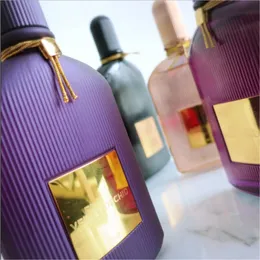 Promosyon siyah orkide parfüm 100ml kadınlar için atomizer şişe cam moda seksi bayan klon parfum uzun ömürlü çiçek meyve lavanta koku parfümleri