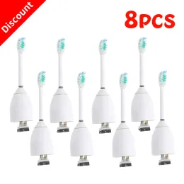 Heads 8pcs Fit For Philips Sonicare eSeries Replacement Electric Toothbrush Heads HX7001 HX7002 HX7022 For Oral Hygiene Christ Gift