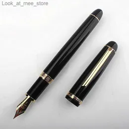 분수 펜 분수 펜 Jinhao X350 Fountain Pen Metal M NIBS 비즈니스 사무실 학교 문구 용품 용품 공급품 Frind Frident for Friend Black Q240314