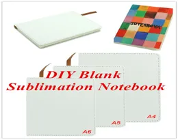 Blank Sublimation Notebook A4A5A6 Sublimation Cover 소프트 표면 노트북 전송 인쇄 블랭크 소모품 DIY5159045