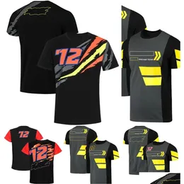 Odzież motocyklowa 2023 Moto Racing Team T-shirt Motocross Professional Rider Jersey Summer Fashion Casual Quick Dry Mens Droper dostarcza ind