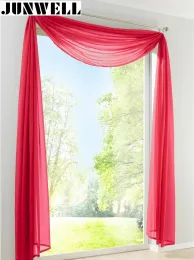 Tende Vendita calda Sciarpa per finestra multicolore Tenda per sciarpa con mantovana in stile europeo per soggiorno 11 colori
