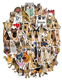 50 Pz / lotto Animali adorabili dei cartoni animati Adesivi per cani per bambini Giocattoli Adesivo impermeabile per notebook Skateboard Laptop Bagagli Car7099429