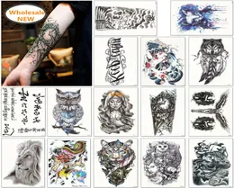 Newest 1600 Styles Half Sleeve Tattoo Sticker Arm Temporary Tattoos Waterproof Sticker Accept Customized Tattoo Mixed Randomly Se6903845