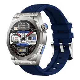 Z83 Max Round Smart Watch HD Büyük Ekran Pusula İşlevi Bluetooth Çağrı Sağlık İzleme GPS Track, 3pcs Band Kablosuz Şarj Cihazı Akıllı İzleme