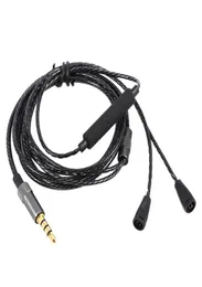 Сменный аудиокабель с разъемом 35 мм и регулятором громкости, кабель для наушников для IE8 IE80 IE8004766870