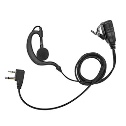 Ohrhörer G-Form PTT-Mikrofon kompatibel mit Midland Walkie Talkie Headset GXT1000 LXT500 GXT1050 XT14 CXT240 T31VP (1 Stück)