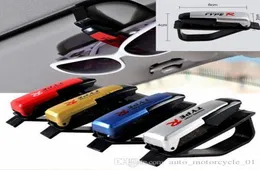 Car Auto Visiera parasole Occhiali da sole Porta biglietti per carte Clip Accessorio Nero Visiera parasole Occhiali da sole Porta biglietti per carte BBA24262329