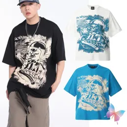 24SS Высококачественные хлопковые футболки с граффити и коротким рукавом в стиле хип-хоп, уличная мужская и женская футболка большого размера с круглым вырезом