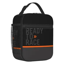 Borsa per il pranzo con isolamento termico Ready To Race Enduro Cross Motocross Bitume Bike Life Contenitore riutilizzabile per alimenti 240226