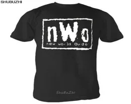 NWO World Order Wrestling Adult Black Tshirt Casual Pride T Shirt Men Unisex Shubuzhi Tshirt Loose Size Top SBZ3047 2206244690376