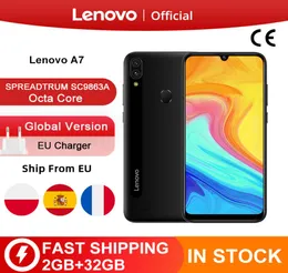 Global Verdion Lenovo A7 Smartphone Octa Core 2GB 32GB 6 pollici HD Schermo 4000mAh Doppia Fotocamera Cellulare9214748