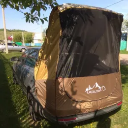 Rifugi SUV Tenda per bagagliaio per auto Tenda posteriore Tour con guida autonoma Barbecue da campeggio Tenda per estensione coda per auto Parasole Tenda per bagagliaio da viaggio antipioggia