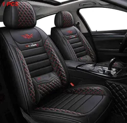 Autositzbezug aus schwarzem rotem Leder für Suzuki Jimny Liana Ignis Vitara 2019 Celerio Grand Vitara Swift Ciaz Samurai Zubehör H2201388624
