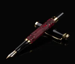 Högkvalitativ metall Dragon Clip Luxury Fountain Pen Ink Pen NiB Iraurita Caneta Tinteiro Stationery Penna Stilografica Stylo Plum9765689