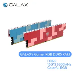 Galaxy Ram Gamer DDR5 RGB 6200MHz 5200MHz 5600MH 4800MHz DDR4 DRAM Masaüstü Oyun Belleği 8GB 16GB PC için Orijinal Masaüstü Bellek