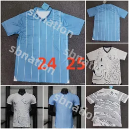 Haaland 2024 Man Soccer Jersey Kids Kit Mans Cities Mahrez de Bruyne Foden 2025 New Football Shirt Kids مجموعة مجموعة موحدة مجموعة تايلاندية