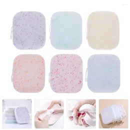 Makeup Sponges 6 Pcs Facial Cleanser Remover Puffs Powder Sponge Face Cleaning Accessories Pad Pva Women Pads Exfoliating For Miss