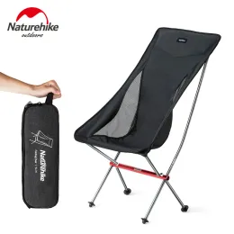 Мебель Naturehike Ultralight Aluminum сплав на открытом воздухе Портативный складной стул Луны кресло пляжного стула пляжного стула