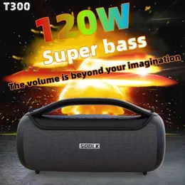 Przenośne głośniki T300 subwoofer Bluetooth głośnik bezprzewodowy TWS TWS Interconnection NFC Mobile Power HiFi Jakość dźwięku Caixa de Som Bluetooth 240314