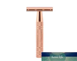 Högkvalitet Razor Porable Ecological Zero Waste and Plastic Double Edge Razor Hållbart rostfritt stål MANUAL SHAVER5524625