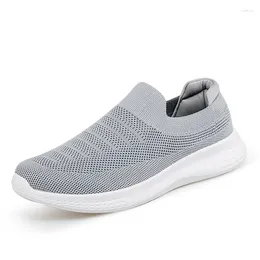 Casual Shoes 2024 Summer Middle-aged And Elderly Walking Slip-on Light Comfortalble Breathable Running Mother's