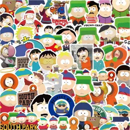 Adesivos de carro 50 pcs South Park Figura dos desenhos animados Iti Kids Toy Skate Telefone Laptop Lage Adesivo Decalques Drop Delivery Automóveis Motorc Otcnh