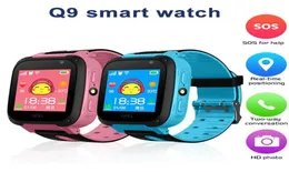 Q9 Смарт-часы для детей Часы с удаленной камерой Antilost Детские умные часы LBS Трекер Наручные часы SOS Call для Android IOS1592517