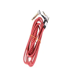 Ganze 100 teile/los Schwarz Rot Audio Kabel Kopfhörer 65mm 35mm Feder Ersatz Kabel für Monster Beat Pro Detox solo AUX 5018262