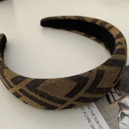 Retro Head Bands Mektup Geniş Kıt Üstün Yumuşak Saç Bandı Tasarımcı Kafa Bandı Saç Pin Kızları Kafa Saç Aksesuarları Paty Hediye Top Mm