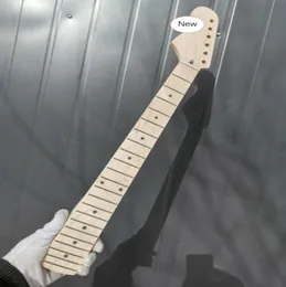 Nova guitarra pescoço 22 traste 255 polegadas canadá maple dot inlay cabeça invertida inacabada 6078407