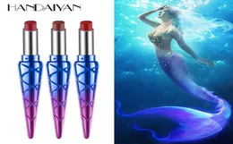 HANDAIYAN ROKE Tube of Lipstick Pen Mermaid Lipstick Natural Vitamin E Matte Lipstick Varaktande färg Konservering8423478