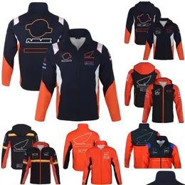 Vestuário de motocicleta 2023 Jaqueta à prova de vento ao ar livre Moto Racing Terno Hoodie Suéter Outono e Inverno Mens Moda Quente Zipper Jaquetas Co Otrko