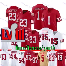 Christian McCaffrey Deebo Samuel SR Football Jersey Brock Purdy Nick Bosa George Kittle Fred Warner Jerry Rice Montana Talanoa Hufanga Trent Williams Brandon Aiyuk