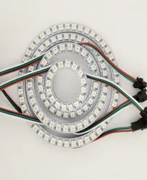 WS2812B Yüzük 16 24 35 45 Bit LEDS WS2812B SK6812 5050 RGB Rüya Renk Led Yüzüğü WS2812 IC 5050 DÜZENLİ RGB Adreslenebilir DC5V9868274