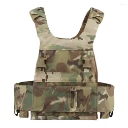 Jaktjackor FCPC Tactical Vest Minimalistic Multi-Mission Plate Carrier 25mm Spänne vadderad axelrem