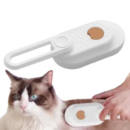 Spazzola spray per animali domestici Spazzola per gatti a vapore per gatti con vapore ricaricabile in silicone Pettine per cani per vaporizzazione e spargimento Progettato per rimuovere peli aggrovigliati e sciolti