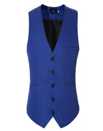 Gilet monopetto nuovo e raffinato stile britannico adatto per gli uomini Gilet da uomo per la cena di ballo di nozze Gilet da uomo di grandi dimensioni9382493