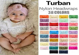 Superweiches Nylon-Knoten-Stirnband für Babys, Säuglings-Turban-Kopfwickel, PoProp-Haar-Accessoires für Mädchen7397986