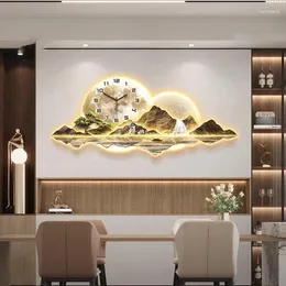 Orologi da parete Design nordico Silenzioso Moda Arte minimalista Orologio murale Grande orologio digitale Murale Home Living Room Decor