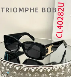 Women's Arc de Triomphe CL 40282 Sunglasses Designer Men's Square Frame Plate Sunglasses Classic Metal accessories Plate mirror with lenses