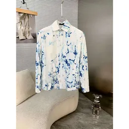 Designer de moda masculina camisa longa estilo marca camisa masculina luxo camiseta manga longa roupas de negócios casuais xadrez pônei bordado marca M-3XL