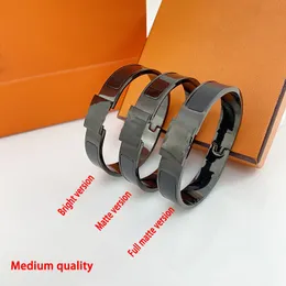 Moda clássica dupla linha de cristal pulseira de casamento feminino marca de luxo designer pulseira aço inoxidável galvanizado 18k preto 17 19 21 tamanho pulseiras jóias