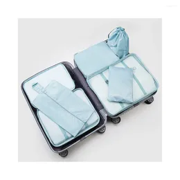 収納バッグ旅行袋セット衣類防水下着荷物組織