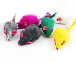 Rabbit Fur False Mouse Pet Cat Toys Mini Funny Playing Toys For Cats Kitten G1047