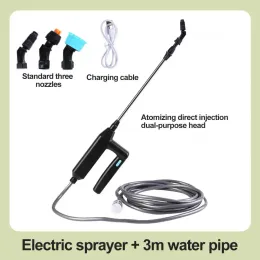 Sprayers Electric Garden Sprayer Rechargeable Electric Plant Sprayer Ergonomic Handle 3 Nozzles for Versatile Garden Watering Widely Used