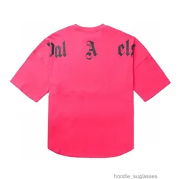 Magliette da uomo 2024 Estate Mens palmss Angels T Shir Graffii T Shir Ciy palmss Angeles Designer Limied Inkje Leer Prining Womens Angles Tees Alta qualità 8219