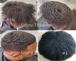 6 mm afro fali włosów pełna koronkowa toupe dla indyjskich dziewiczych ludzkich włosów zamiennik perwersyjne curl men peruki szybkie ekspresowe dostarczanie 8087389