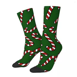 Herrstrumpor Happy Funny Compression Candy Vintage Harajuku Christmas Hip Hop Novelty Mönster Crew Crazy Sock Gift tryckt